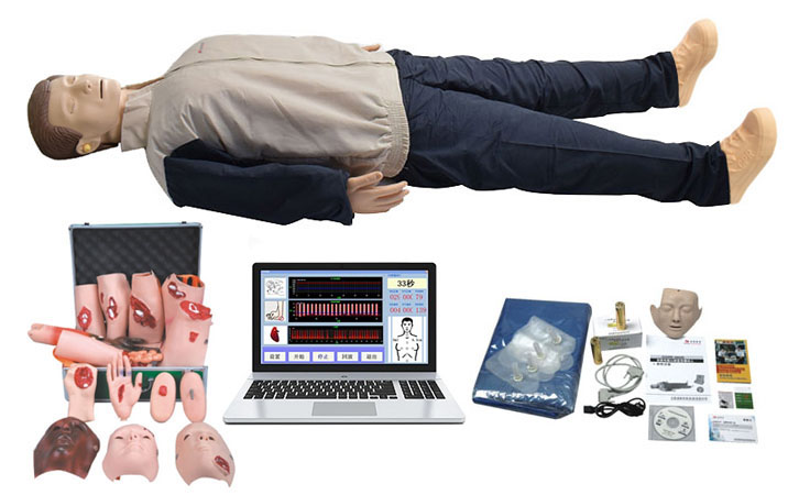 无线连接电脑心肺复苏与创伤模拟人